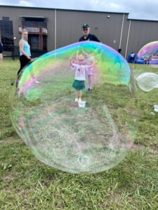 Kids enjoying a bubble party in syracuse ny