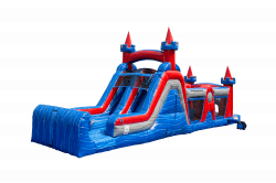 47 ft Castle Tower Wet/Dry Obstacle Course