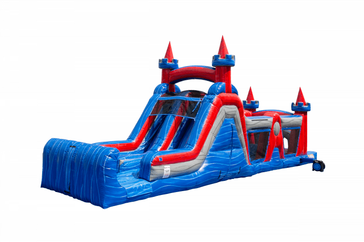 47 ft Castle Tower Wet/Dry Obstacle Course