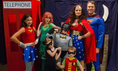 Super Hero Family Family Fun Night