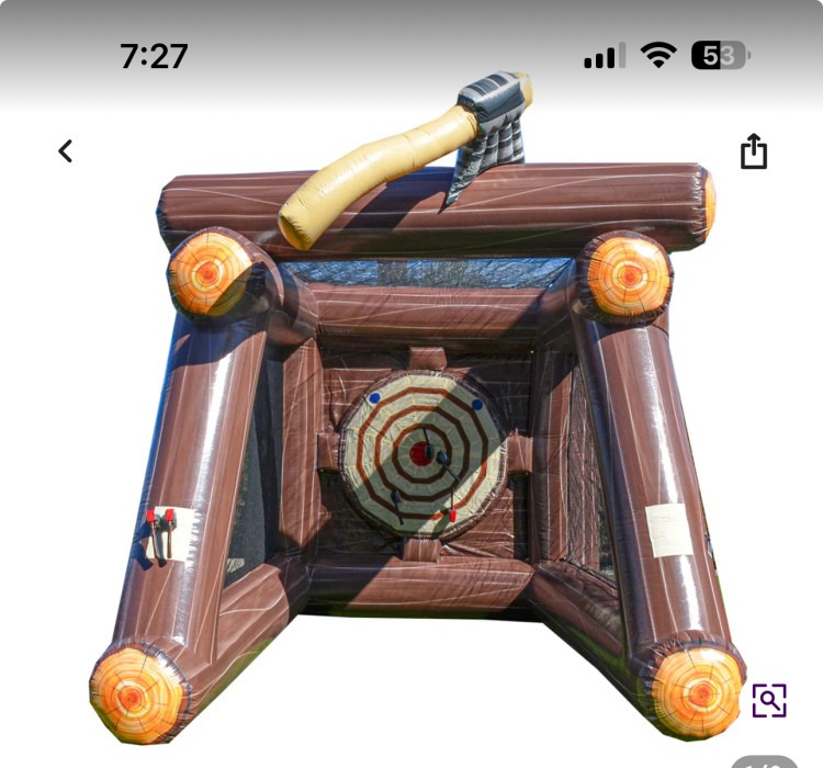 Inflatable Axe Throwing (Single Target)