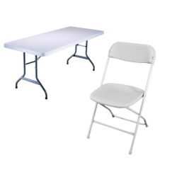 Tables and Chairs Small Party Package